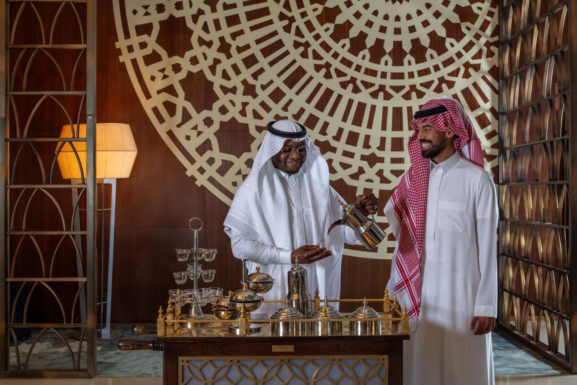 Hyatt Regency Riyadh Olaya Luaran gambar Arabian coffee